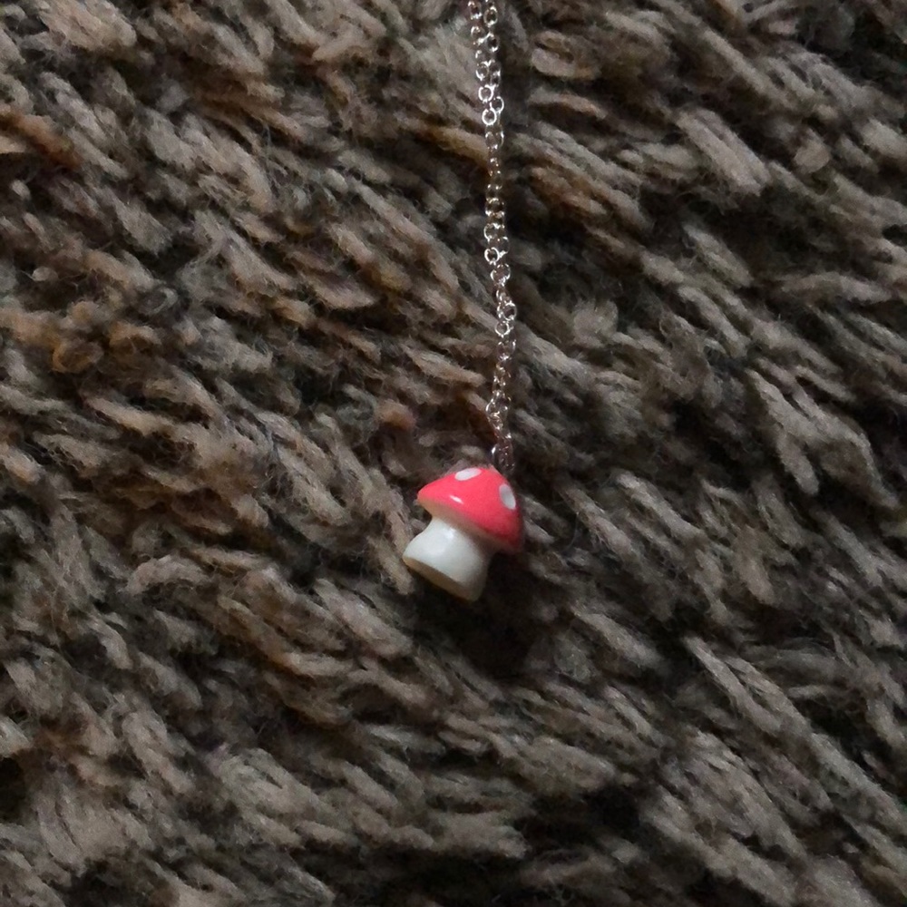 Mushroom necklace